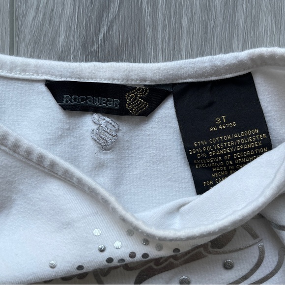 Rocawear flutter sleeve shirt, girls size 3T - Picture 3 of 3